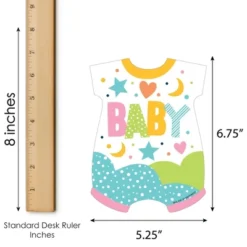 Big Dot Of Happiness Colorful Baby Shower - Picture Bingo Cards And Markers - Baby Shower Shaped Bingo Game - Set Of 18 -Anagram Shop GUEST d18c5ce2 3ee1 404a 97a7 9fa429573bdc