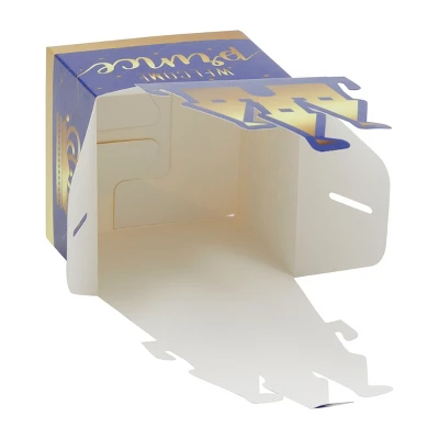 Blue Panda 36 Pack Castle Paper Party Favor Treat Boxes For Prince Baby Shower, Gender Reveal Decorations, Royal Blue, 4 X 7 In 3 Blue Panda 36 Pack Castle Paper Party Favor Treat Boxes For Prince Baby Shower, Gender Reveal Decorations, Royal Blue, 4 X 7 In - Image 3