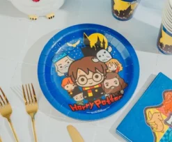 Silver Buffalo Harry Potter Chibi Friends 60-Piece Party Tableware Set | Cups, Plates, Napkins -Anagram Shop GUEST d2a2932b 35d4 4688 badc f2cda2223bb1