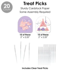 Big Dot Of Happiness Pajama Slumber Party - Girls Sleepover Birthday Party Favors And Cupcake Kit - Fabulous Favor Party Pack - 100 Pieces -Anagram Shop GUEST d311e144 cc78 4c6f 9db1 0a4ef97e02f5