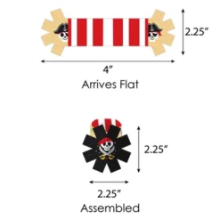 Big Dot Of Happiness Pirate Ship Adventures - Skull Birthday Party Paper Napkin Holder - Napkin Rings - Set Of 24 11 Big Dot Of Happiness Pirate Ship Adventures - Skull Birthday Party Paper Napkin Holder - Napkin Rings - Set Of 24 -Anagram Shop GUEST d41f6bf5 000a 46f5 a714 e8ab3dd3840e