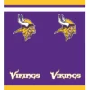 NFL 3ct Minnesota Vikings Football Reusable Tablecloth