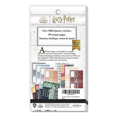 Wizarding World Harry Potter 1000ct Seasons And Events Planner Sticker Book 1 Wizarding World Harry Potter 1000ct Seasons And Events Planner Sticker Book