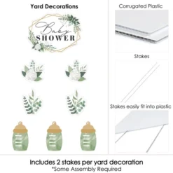 Big Dot Of Happiness Boho Botanical Baby - Yard Sign And Outdoor Lawn Decorations - Greenery Baby Shower Yard Signs - Set Of 8 -Anagram Shop GUEST d573aedf 2fd1 4c1d bdef 662bd7106aa4