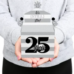 Big Dot Of Happiness We Still Do - 25th Wedding Anniversary - Treat Box Party Favors - Anniversary Party Goodie Gable Boxes - Set Of 12 11 Big Dot Of Happiness We Still Do - 25th Wedding Anniversary - Treat Box Party Favors - Anniversary Party Goodie Gable Boxes - Set Of 12 -Anagram Shop GUEST d5750d89 1ebe 401e b7e9 61308672d601