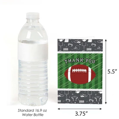 Big Dot Of Happiness End Zone - Football - Baby Shower Or Birthday Party Thank You Cards (8 Count) 2 Big Dot Of Happiness End Zone - Football - Baby Shower Or Birthday Party Thank You Cards (8 Count) - Image 2