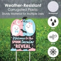 Big Dot Of Happiness Boo-y Or Ghoul - Party Decorations - Halloween Gender Reveal Party Welcome Yard Sign -Anagram Shop GUEST d6e80311 d3a6 492b bb92 d98b15bb2492