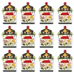 Big Dot Of Happiness Wild Mushrooms - Treat Box Party Favors - Red Toadstool Party Goodie Gable Boxes - Set Of 12 -Anagram Shop GUEST d6f27a2c 0a2b 4823 8534 7dc247084c63