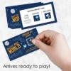 Big Dot Of Happiness Blast Off To Outer Space - Rocket Ship Baby Shower Or Birthday Party Game Scratch Off Cards - 22 Count