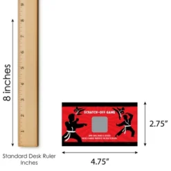 Big Dot Of Happiness Karate Master - Martial Arts Birthday Party Game Scratch Off Cards - 22 Count -Anagram Shop GUEST d81414ea e56a 4ca4 b5aa 3a2422d4fb2f