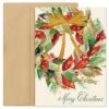 Masterpiece Studios Holiday Collection Brights Cards 16 Cards/Envelopes, Christmas Greens, 5.6" X 7.8"