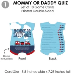 Big Dot Of Happiness Railroad Party Crossing - 4 Steam Train Baby Shower Games - 10 Cards Each - Gamerific Bundle -Anagram Shop GUEST daacc092 4eac 4488 98ae aca88c2fafdf