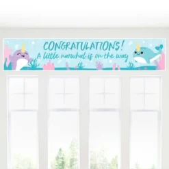 Big Dot Of Happiness Narwhal Girl - Under The Sea Baby Shower Or Birthday Party Decorations Party Banner -Anagram Shop GUEST dbec3bb9 a4f4 4a83 8b56 8904ec0e9fae