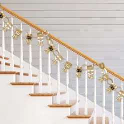 Big Dot Of Happiness We Still Do - 50th Wedding Anniversary - 90 Chain Links & 30 Paper Tassels Decoration Kit - Party Paper Chains Garland - 21 Feet