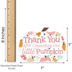 Big Dot Of Happiness Girl Little Pumpkin - Shaped Thank You Cards - Fall Birthday Party Or Baby Shower Thank You Note Cards With Envelopes - Set Of 12 -Anagram Shop GUEST de26a5c7 34f5 4d5f 93c5 bac86061bd5f