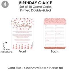 Big Dot Of Happiness Pink Rose Gold Birthday - 4 Happy Birthday Party Games - 10 Cards Each - Gamerific Bundle -Anagram Shop GUEST de4971e1 870e 4cbd 9726 98572d1b0f6e