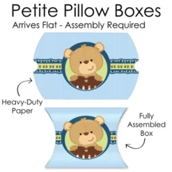 Big Dot Of Happiness Baby Boy Teddy Bear - Favor Gift Boxes - Baby Shower Petite Pillow Boxes - Set Of 20 -Anagram Shop GUEST de578bc4 6232 47a8 a462 637f6ce3de19