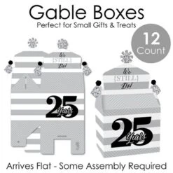 Big Dot Of Happiness We Still Do - 25th Wedding Anniversary - Treat Box Party Favors - Anniversary Party Goodie Gable Boxes - Set Of 12 9 Big Dot Of Happiness We Still Do - 25th Wedding Anniversary - Treat Box Party Favors - Anniversary Party Goodie Gable Boxes - Set Of 12 -Anagram Shop GUEST de6efab3 1d52 4a09 a51d 41c7a14fa971