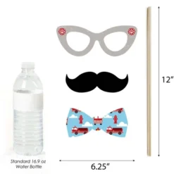 Big Dot Of Happiness Fired Up Fire Truck - Firefighter Firetruck Baby Shower Or Birthday Party Photo Booth Props Kit - 20 Count -Anagram Shop GUEST de83dfe5 7af6 408d a629 61d7d673c79d