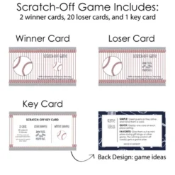 Big Dot Of Happiness Batter Up - Baseball - Baby Shower Or Birthday Party Game Scratch Off Cards - 22 Count 6 Big Dot Of Happiness Batter Up - Baseball - Baby Shower Or Birthday Party Game Scratch Off Cards - 22 Count -Anagram Shop GUEST decad77f f142 46d4 867f 810e89ffd78e