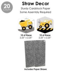 Big Dot Of Happiness Dig It - Construction Party Zone - Baby Shower Or Birthday Party Favors And Cupcake Kit - Fabulous Favor Party Pack - 100 Pieces -Anagram Shop GUEST decffbaa 6e49 4276 90bb 22225d81dc88