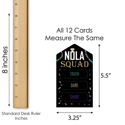 Big Dot Of Happiness NOLA Bride Squad - New Orleans Bachelorette Party Game Pickle Cards - Truth, Dare, Share Pull Tabs - Set Of 12 3 Big Dot Of Happiness NOLA Bride Squad - New Orleans Bachelorette Party Game Pickle Cards - Truth, Dare, Share Pull Tabs - Set Of 12 - Image 3