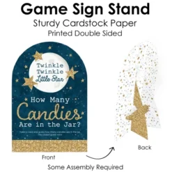 Big Dot Of Happiness Twinkle Twinkle Little Star - How Many Candies Baby Shower Or Birthday Party Game - 1 Stand And 40 Cards - Candy Guessing Game -Anagram Shop GUEST e0fdd76c 145c 44ad befd 88e4f61fb85a