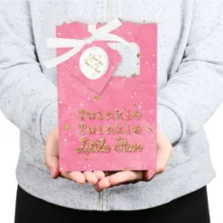 Big Dot Of Happiness Pink Twinkle Twinkle Little Star - Baby Shower Or Birthday Party Favor Boxes - Set Of 12 -Anagram Shop GUEST e1213493 82c4 494c 912c 89690acda24e