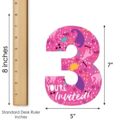 Big Dot Of Happiness 3rd Birthday Roar Dinosaur Girl - Shaped Fill-In Three Rex Dino Third Birthday Party Invitation Cards With Envelopes - 12 Ct 8 Big Dot Of Happiness 3rd Birthday Roar Dinosaur Girl - Shaped Fill-In Three Rex Dino Third Birthday Party Invitation Cards With Envelopes - 12 Ct -Anagram Shop GUEST e126c368 cf0b 4d9f b8e1 e8924f00ad12