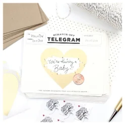 6ct Classic Telegrams Scratch-off Greeting Cards -Anagram Shop GUEST e16a3962 bf03 4d92 9c9b a2efe5dfcd2d