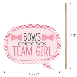 Big Dot Of Happiness Funny Chevron Gender Reveal - Baby Shower Photo Booth Props Kit - 10 Piece -Anagram Shop GUEST e1a1c11f 02e7 48bb 9b11 0c452b3eb322