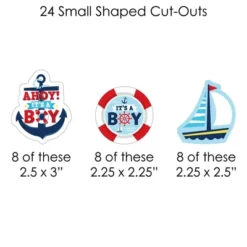 Big Dot Of Happiness Ahoy It's A Boy - Nautical Baby Shower DIY Decorations - Clothespin Garland Banner - 44 Pieces -Anagram Shop GUEST e2bcdd85 85d3 498d a847 d9de40511953