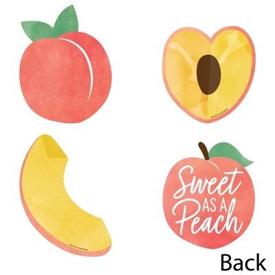 Big Dot Of Happiness Sweet As A Peach - Decorations DIY Fruit Themed Baby Shower Or Birthday Party Essentials - Set Of 20 2 Big Dot Of Happiness Sweet As A Peach - Decorations DIY Fruit Themed Baby Shower Or Birthday Party Essentials - Set Of 20 - Image 2
