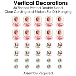 Big Dot Of Happiness Run Wild Horses - Pony Birthday Party DIY Dangler Backdrop - Hanging Vertical Decorations - 30 Pieces -Anagram Shop GUEST e36423de 9025 4499 b1ba df2cdc7d9e37