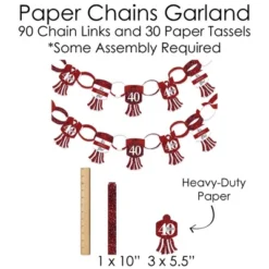 Big Dot Of Happiness We Still Do - 40th Wedding Anniversary - Banner And Photo Booth Decorations - Anniversary Party Supplies Kit - Doterrific Bundle 8 Big Dot Of Happiness We Still Do - 40th Wedding Anniversary - Banner And Photo Booth Decorations - Anniversary Party Supplies Kit - Doterrific Bundle -Anagram Shop GUEST e48919da 83e5 47f7 a331 8e523455ce30