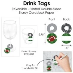 Big Dot Of Happiness End Zone - Football - Baby Shower Or Birthday Party Paper Charger And Table Decorations - Chargerific Kit - Place Setting For 8 -Anagram Shop GUEST e513c3f5 86a8 48be a1c0 fde4f014e2bc