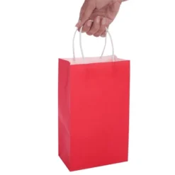 Blue Panda 25-Pack Red Gift Bags With Handles - Small Paper Treat Bags For Birthday, Wedding, Retail (5.3x3.2x9 In) 9 Blue Panda 25-Pack Red Gift Bags With Handles - Small Paper Treat Bags For Birthday, Wedding, Retail (5.3x3.2x9 In) -Anagram Shop GUEST e54026e0 afe9 4be7 9b7d 0912135f07db