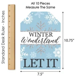 Big Dot Of Happiness Winter Wonderland - Hanging Vertical Paper Door Banners - Snowflake Holiday Party & Winter Wedding Wall Kit - Indoor Door Decor 8 Big Dot Of Happiness Winter Wonderland - Hanging Vertical Paper Door Banners - Snowflake Holiday Party & Winter Wedding Wall Kit - Indoor Door Decor -Anagram Shop GUEST e5449f58 9369 47ce b805 57677e441b52