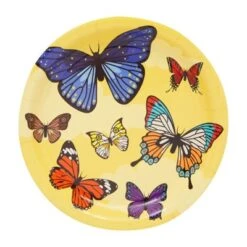 Blue Panda 144 Pc Butterfly Paper Plates, Napkins, Cups, Cutlery, Yellow, Serves 24 -Anagram Shop GUEST e683df62 459b 4132 8b06 f88ec6eee51b