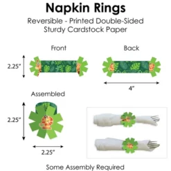 Big Dot Of Happiness Jungle Party Animals Zoo Animal Birthday Party & Baby Shower Paper Charger & Table Decorations Chargerific Kit Setting For 8 -Anagram Shop GUEST e73e9e9a 5771 424e b7bf 63b9ee0df1f1