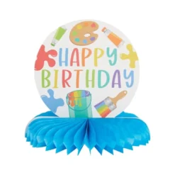 Sparkle And Bash Set Of 59 Art Kids Birthday Party Decorations Pack With Balloon Banner Swirl, Honeycomb Table Centerpieces -Anagram Shop GUEST e7cb536f 5848 4f12 a65e 8d6f5fd409de
