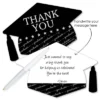 Big Dot Of Happiness Graduation Cheers - Shaped Thank You Cards - Graduation Party Thank You Note Cards With Envelopes - Set Of 12