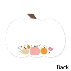 Big Dot Of Happiness Girl Little Pumpkin - Shaped Thank You Cards - Fall Birthday Party Or Baby Shower Thank You Note Cards With Envelopes - Set Of 12 -Anagram Shop GUEST e9160185 697a 4523 98ae 1c8a1a8be40f