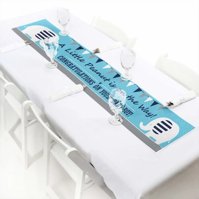 Big Dot Of Happiness Blue Elephant - Boy Baby Shower Decorations Party Banner 4 Big Dot Of Happiness Blue Elephant - Boy Baby Shower Decorations Party Banner - Image 4