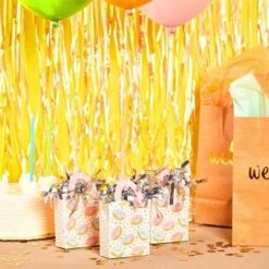 Blue Panda 6 Packs Donut Gift Bag Balloon Weights, Birthday Party Decorations, 6 Oz