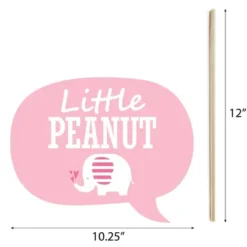 Big Dot Of Happiness Pink Elephant - Girl Baby Shower Or Birthday Party Photo Booth Props Kit - 20 Count -Anagram Shop GUEST ea429fc9 d9db 4fe4 8e5f 545bc9b28677