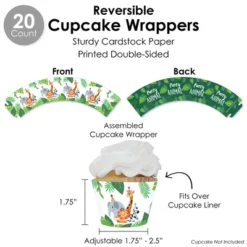 Big Dot Of Happiness Jungle Party Animals - Safari Zoo Animal Birthday Party Or Baby Shower Favors And Cupcake Kit Fabulous Favor Party Pack - 100 Pc 8 Big Dot Of Happiness Jungle Party Animals - Safari Zoo Animal Birthday Party Or Baby Shower Favors And Cupcake Kit Fabulous Favor Party Pack - 100 Pc -Anagram Shop GUEST ea9ddb42 f7c0 4e67 9149 946b99ff2013