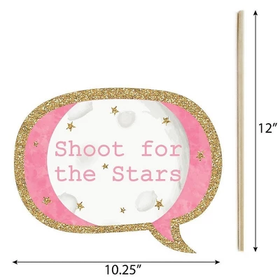 Big Dot Of Happiness Funny Pink Twinkle Twinkle Little Star - Baby Shower Or Birthday Party Photo Booth Props Kit - 10 Piece 3 Big Dot Of Happiness Funny Pink Twinkle Twinkle Little Star - Baby Shower Or Birthday Party Photo Booth Props Kit - 10 Piece - Image 3