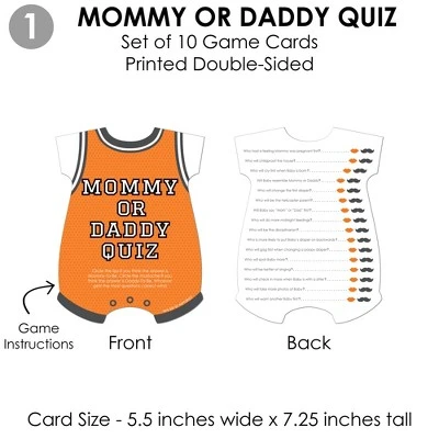 Big Dot Of Happiness Nothin’ But Net - Basketball - 4 Baby Shower Games - 10 Cards Each - Gamerific Bundle 3 Big Dot Of Happiness Nothin’ But Net - Basketball - 4 Baby Shower Games - 10 Cards Each - Gamerific Bundle - Image 3