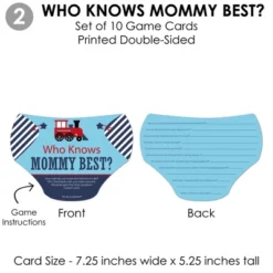 Big Dot Of Happiness Railroad Party Crossing - 4 Steam Train Baby Shower Games - 10 Cards Each - Gamerific Bundle -Anagram Shop GUEST eac569da 02eb 4a2c 91b9 62509054e22b